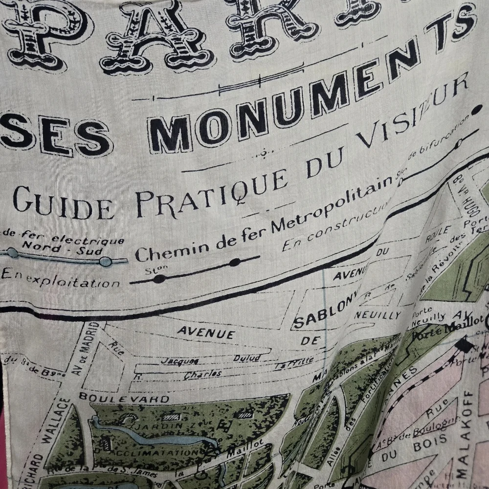 One Hundred Stars Paris France Kimono Cardigan - Picture 3 of 5